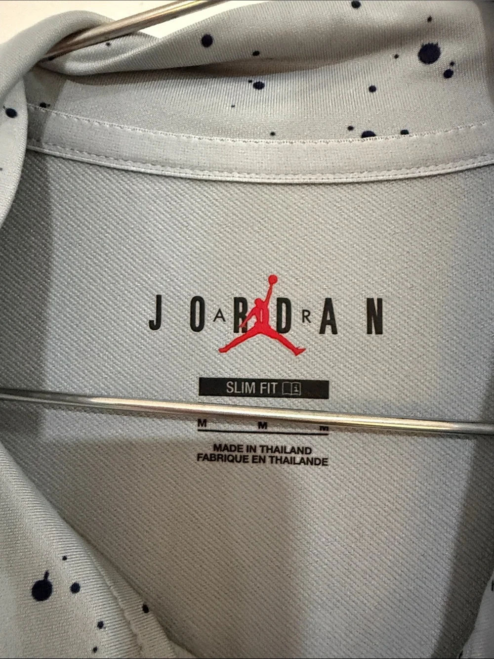 Vintage Jordan PSG Light Gray and Navy Speckled Training